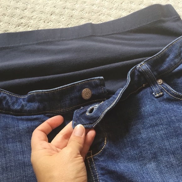 Maternity denim capris - Picture 4 of 6
